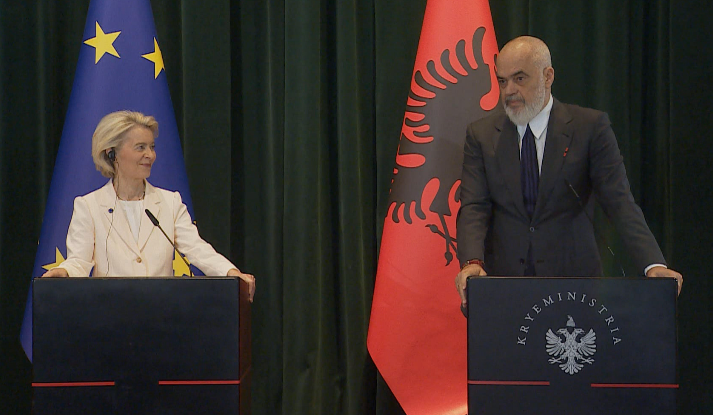 Rama me Ursula von der Leyen: Procesi i negociatave po ecën me shpejtësi, BE dhe KE po na mbështesin fuqimisht