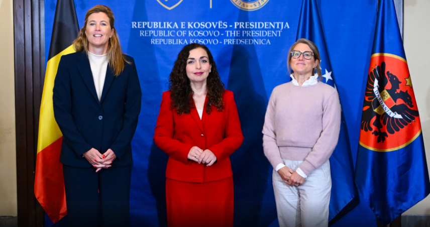 Osmani pas takimit me ministret belge: Heqja e masave të BE-së duhet të ndodh sa më shpejtë