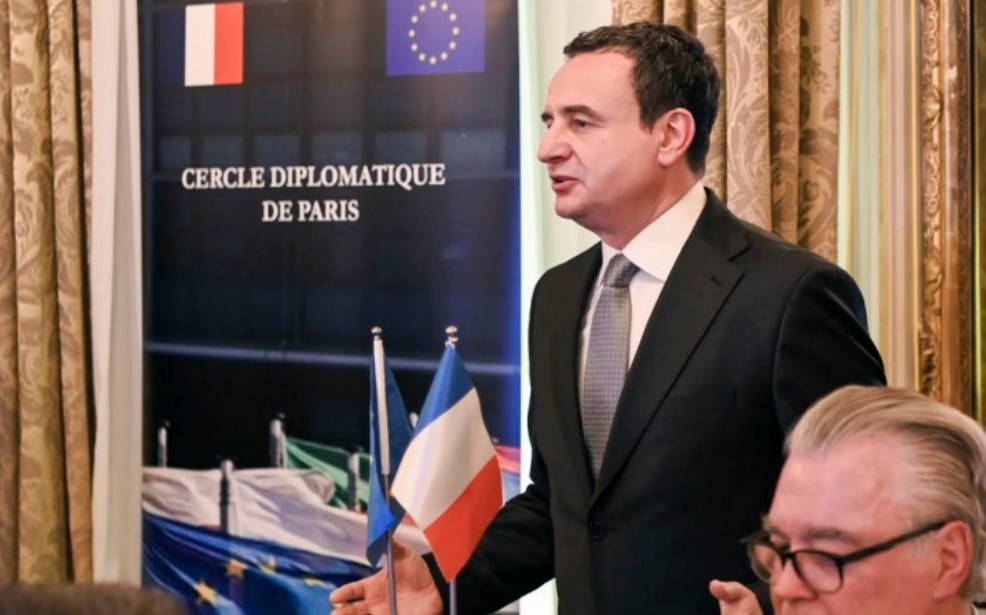 Kurti në Paris flet për rëndësinë e anëtarësimit në BE e NATO