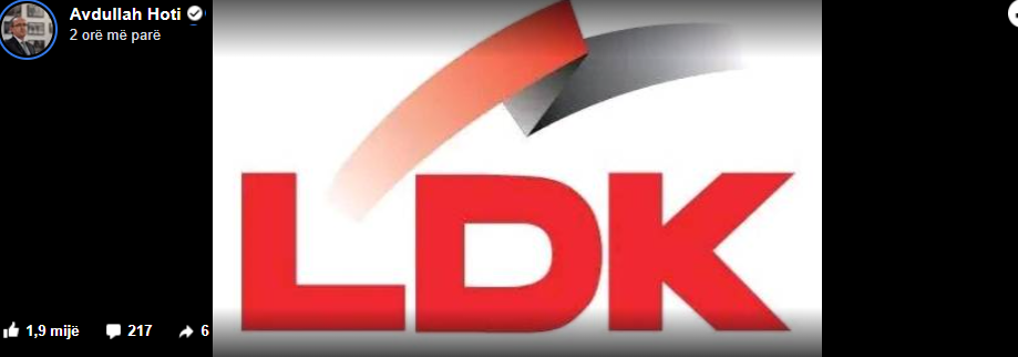 Avdullah Hoti reagon me një foto pasi dështoi të zgjidhej qeveria e prezantuar nga Albin Kurti