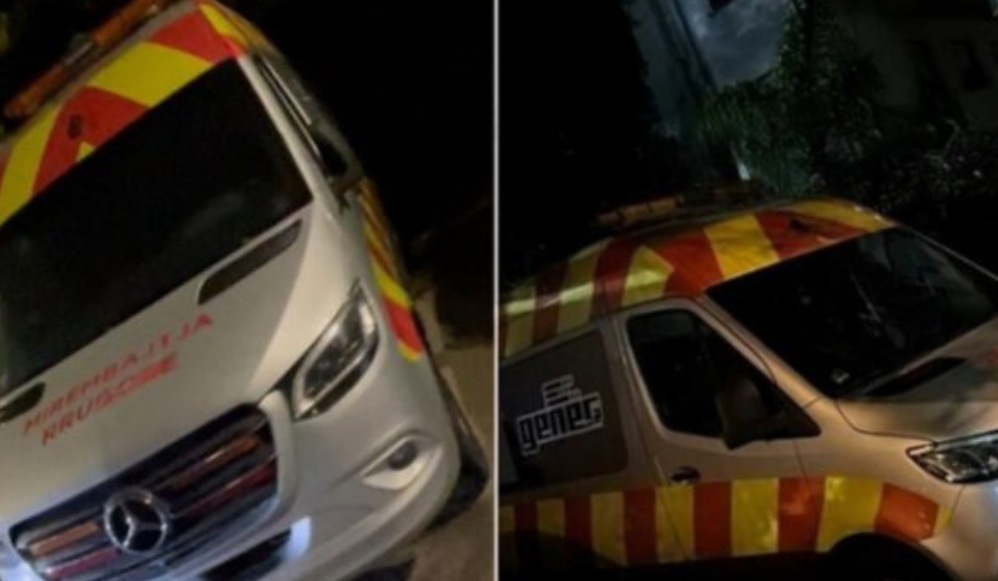 Arsenal armësh nga Kosova në Tiranë, furgoni ishte kamufluar si mjet për mirëmbajtjen e rrugëve