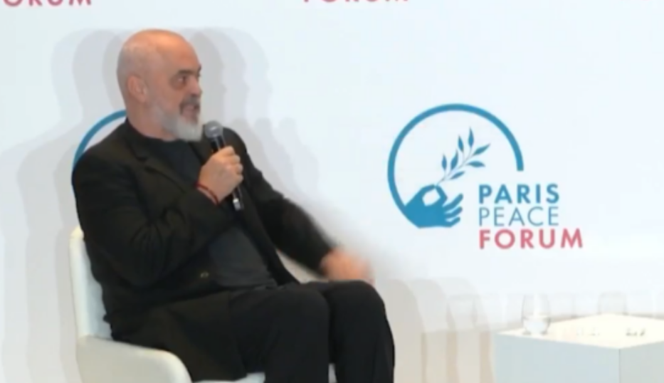 Rama në Forumin e Paqes në Paris: Shqipëria në BE do ishte një bekim për Evropën