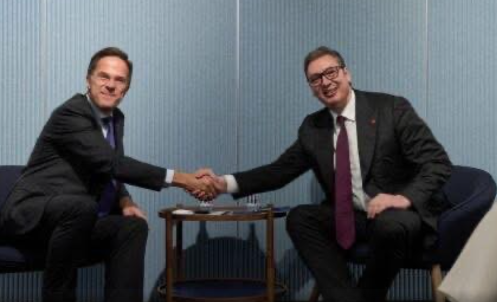 Rutte në “katër sy” i kërkon Vuçiqit llogaridhënie për sulmin në Banjskë