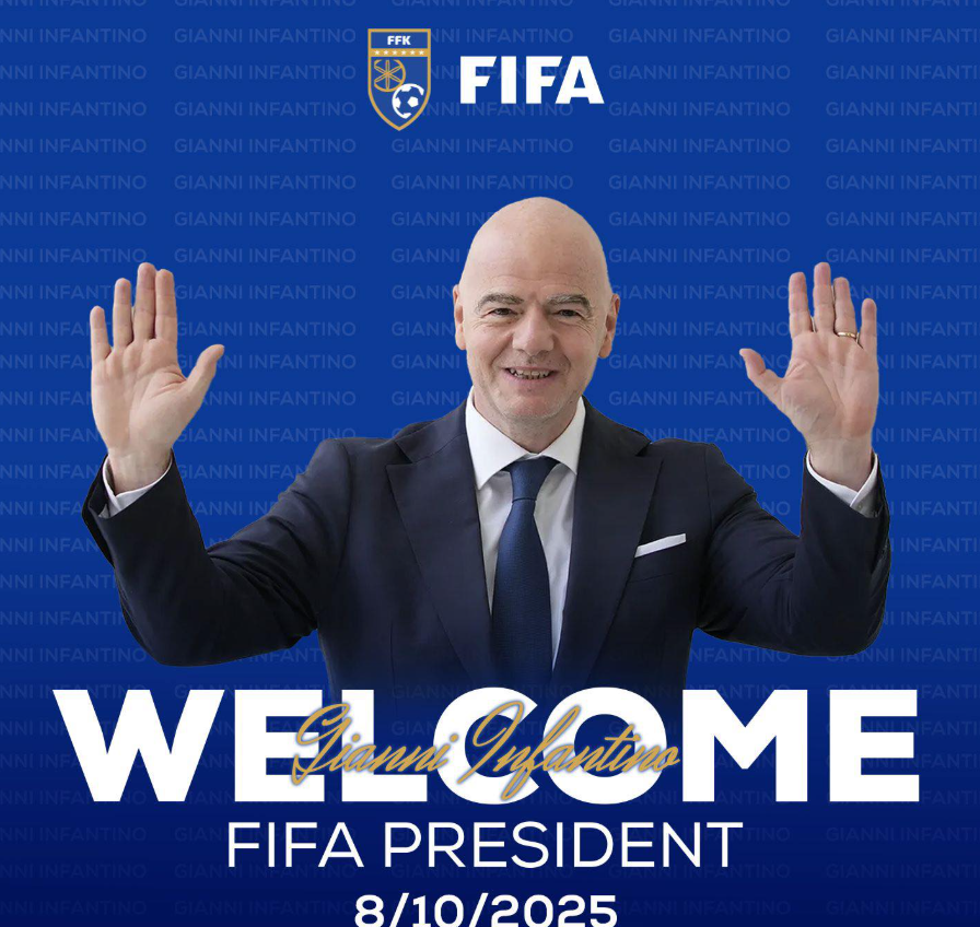 Ademi: Mirë se vjen sërish në Kosovë, President Infantino!