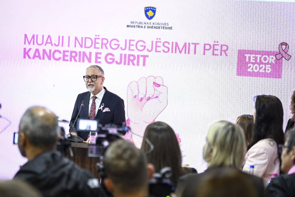 640 raste të reja me kancer të gjirit në Kosovë gjatë vitit 2024 640 raste të reja me kancer të gjirit në Kosovë gjatë vitit 2024