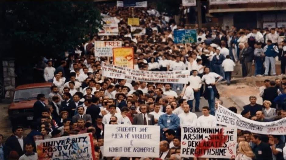 Protesta studentore e 1 tetorit 1997 u shndërrua në promotor të luftës për liri dhe pavarësi
