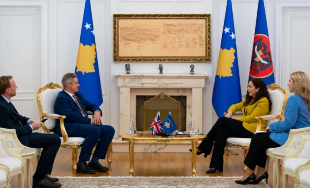 Osmani takohet me ambasadorin britanik: Diskutohet bashkëpunimi strategjik mes Kosovës dhe Mbretërisë së Bashkuar