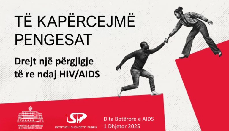 ISHP: 125 raste të reja me HIV në 2025, më të prekur meshkujt dhe grupmosha 35-44 vjeç ISHP: 125 raste të reja me HIV në 2025, më të prekur meshkujt dhe grupmosha 35-44 vjeç