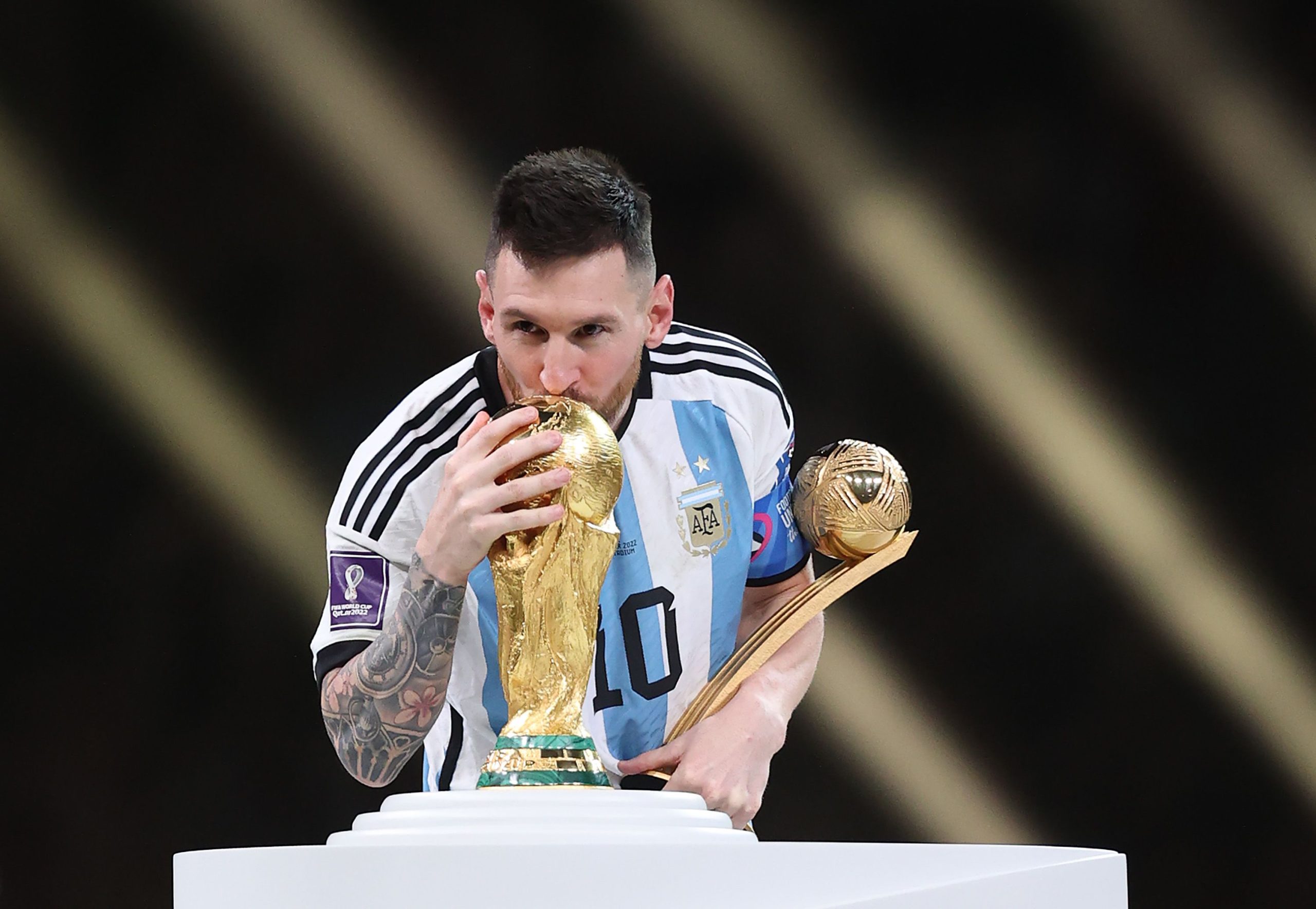3 vite më parë Messi fitoi Kupën e Botës si kapiten i Argjentinës 3 vite më parë Messi fitoi Kupën e Botës si kapiten i Argjentinës