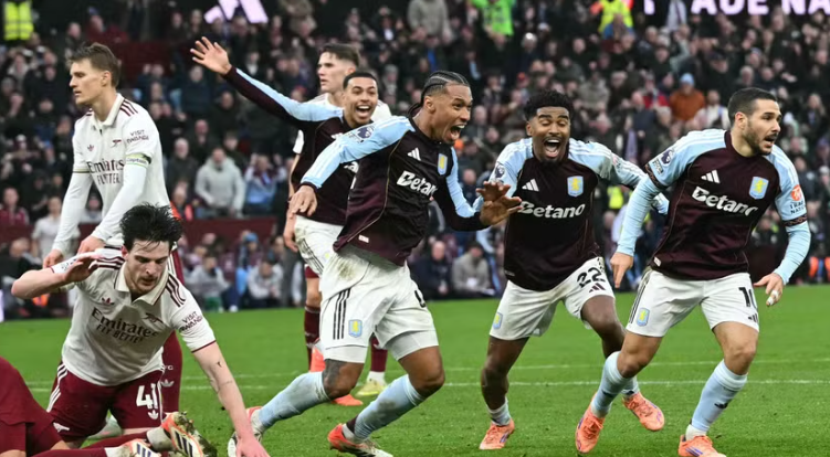 Aston Villa trondit Arsenalin me golin e Buendias në sekondat e fundit