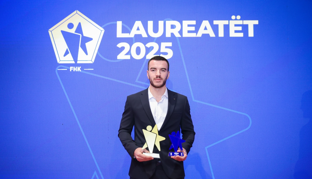 Egzon Gjuka dhe Tina Hetemi shpallen më të mirët e vitit në hendboll