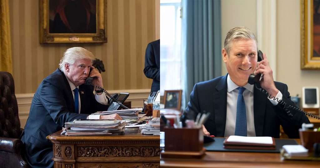 Telefonatë Starmer-Trump për Ukrainën dhe Gazën Telefonatë Starmer-Trump për Ukrainën dhe Gazën