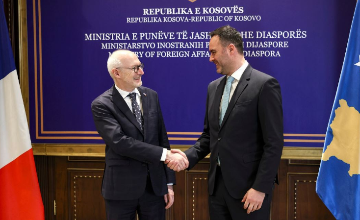 Integrimi në BE dhe anëtarësimi në KiE, temë diskutimi mes Konjufcës dhe Guerotit