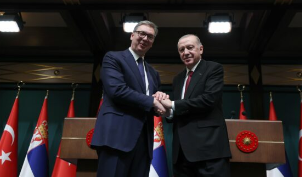 Erdogan pas takimit me Vuçiqin: Mbi 1500 kompani turke në Serbi, vëllimi i investimeve 300 milionë, shkëmbimi tregtar 3.5 miliardë euro