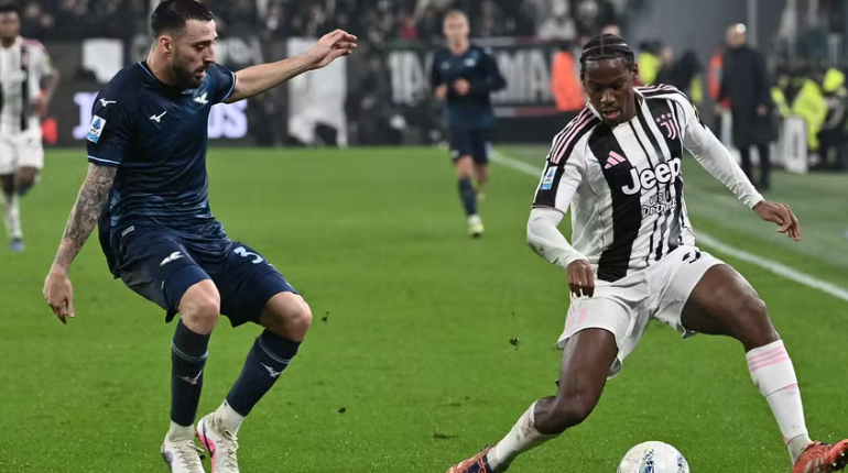 Paraqitje e mirë e Zhegrovës, Juve barazon me Lazion