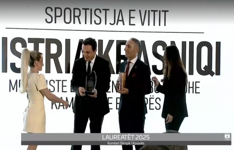 Distria Krasniqi dhe Akil Gjakova shpallen sportistët e vitit 2025 nga KOK