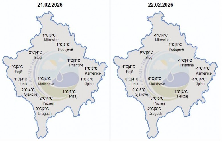 Mot i paqëndrueshëm në Kosovë dhe Shqipëri gjatë fundjavës