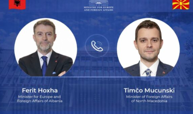 Kryediplomati shqiptar flet në telefon me homologun maqedonas: Të zbatohet përdorimi i shqipes në institucionet shtetërore