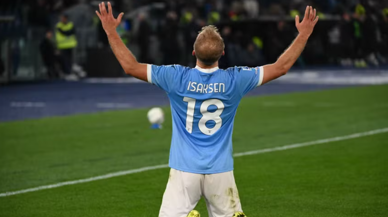 Vendos Isaksen, Lazio mposht Milanin