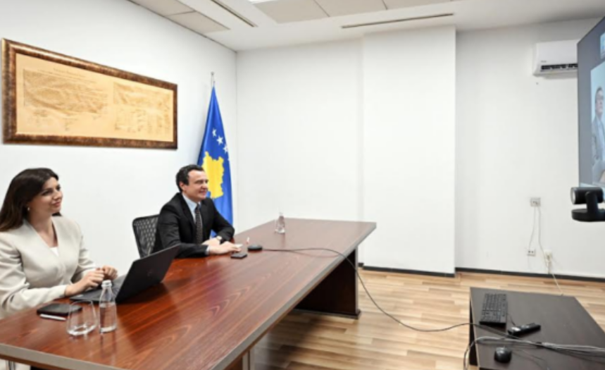 Kurti takim virtual me Ministrin francez si “vazhdimësi e takimit me Macron”, çfarë u diskutua sipas ZKM