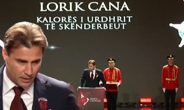 Lorik Cana e mori titullin “Kalorës i Urdhrit të Skënderbeut”