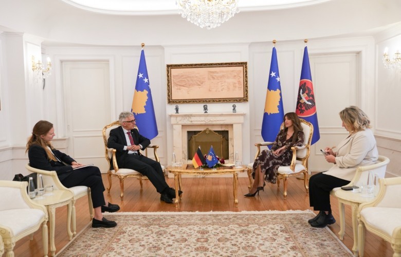 Albulena Haxhiu takon ambasadorin gjerman Rudolph: Gjermania, partner kyç në rrugëtimin evropian të Kosovës