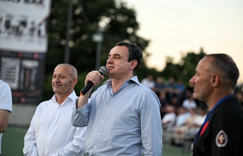 Kurti në Has, vlerëson sakrificën e dëshmorëve dhe rolin e sportit