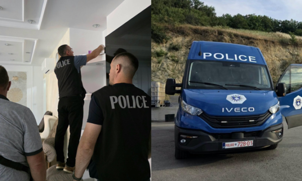Operacioni kundër krimit të organizuar: Arrestohen nëntë persona, sekuestrohen para, armë, vetura dhe autobotë