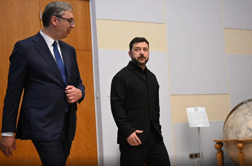 Gazeta gjermane: Në takimin me Vuçiqin, Zelensky sakrifikoi Kosovën