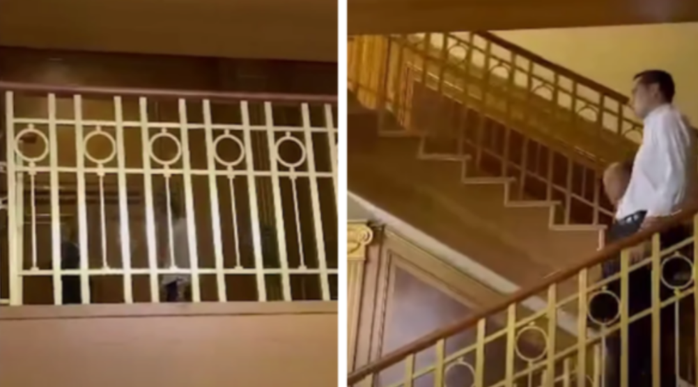 Deputetët e PDK Hoxhaj e Gruda tentojnë të hyjnë në sallën e Kuvendit, nuk u hapet dera Deputetët e PDK Hoxhaj e Gruda tentojnë të hyjnë në sallën e Kuvendit, nuk u hapet dera