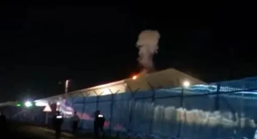 Qytetarët hedhin mjete piroteknike, merr flakë objekti i EULEX’it
