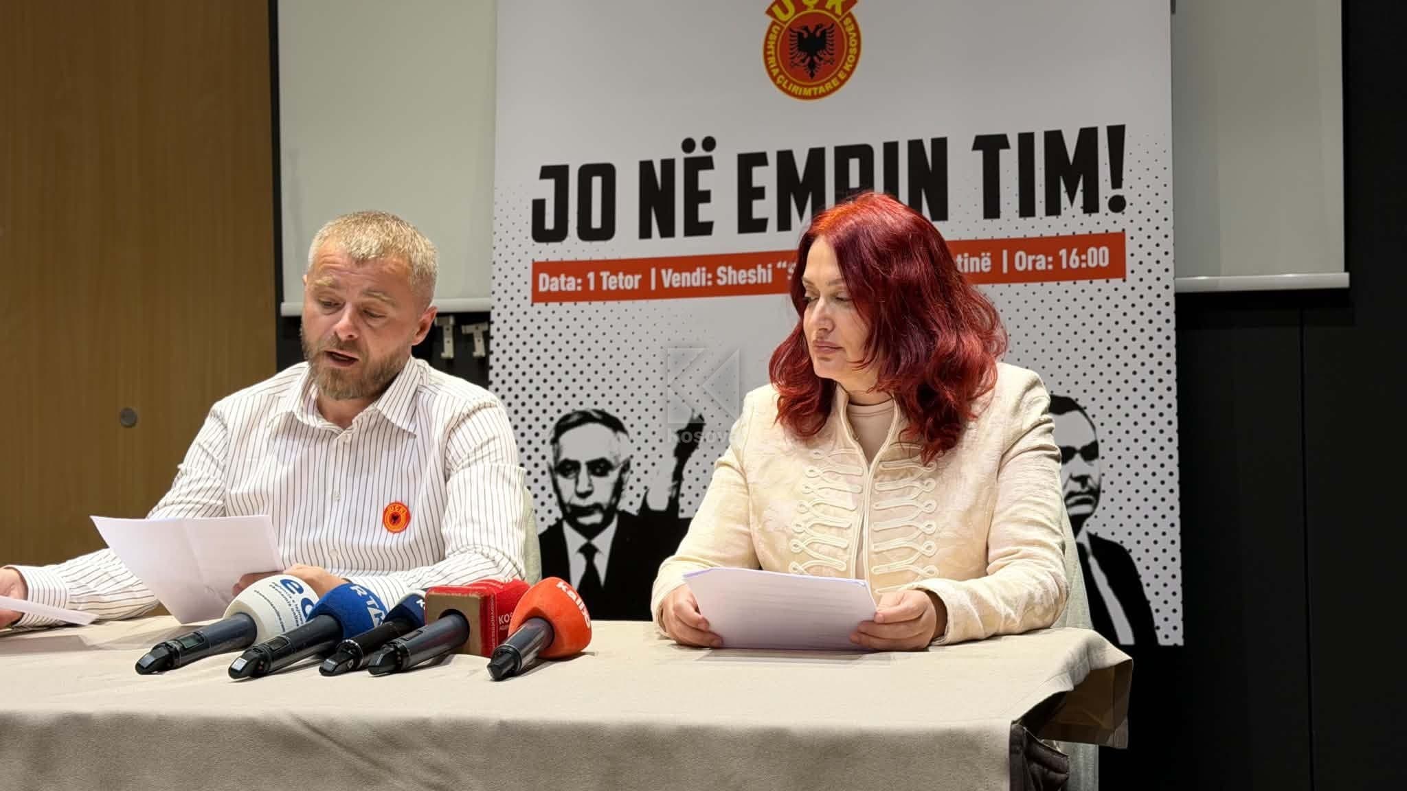 Më 1 tetor organizohet marshi “Jo në emrin tim” Më 1 tetor organizohet marshi “Jo në emrin tim”