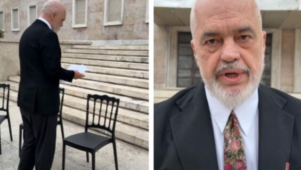 Rama vendos sërish karriget që studentët thyen dje: Ejani në dialog, 1001 pakënaqësitë nuk e justifikojnë dhunën Rama vendos sërish karriget që studentët thyen dje: Ejani në dialog, 1001 pakënaqësitë nuk e justifikojnë dhunën