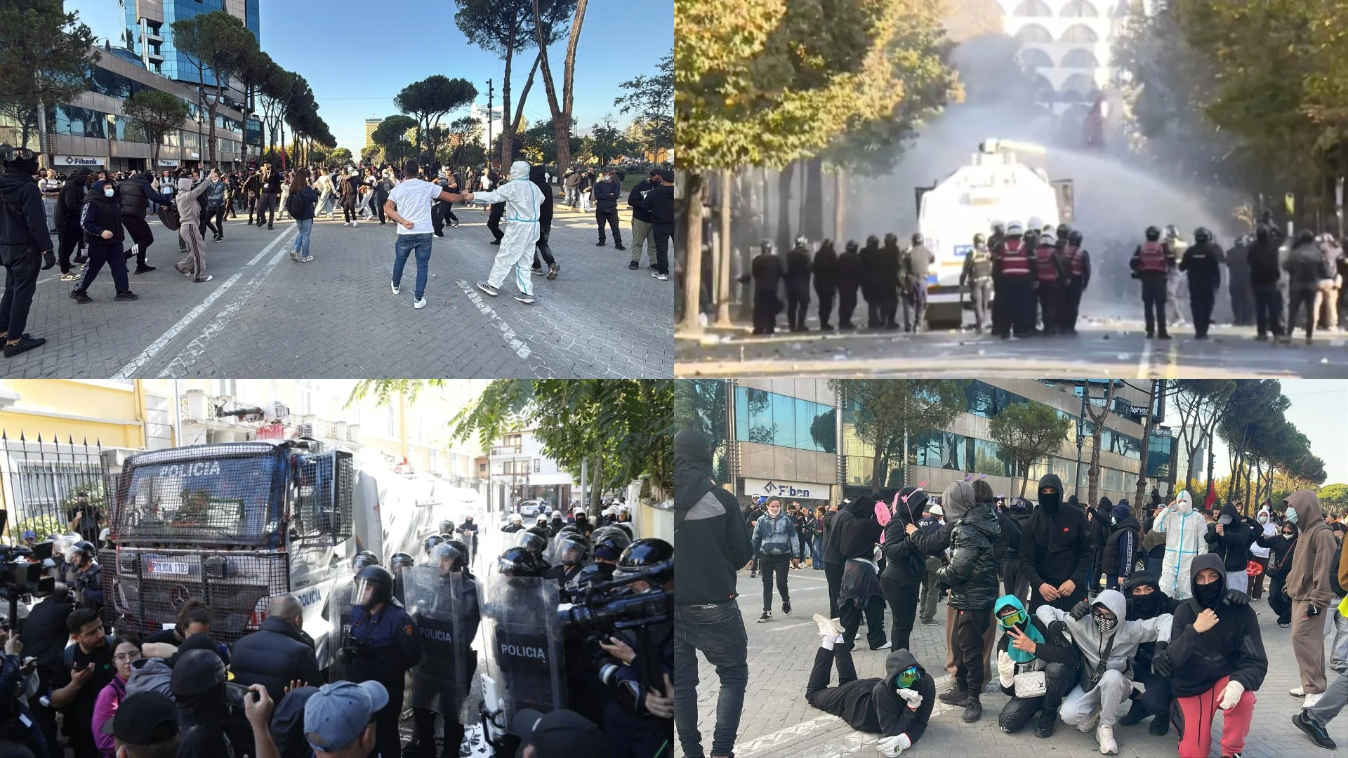 Nga Ministria e Arsimit sërish në bulevard! Protestuesit bllokojnë rrugën pas përplasjeve me policinë, ngrenë barrikada përballë efektivëve me strukturën e stacionit të urbanit Nga Ministria e Arsimit sërish në bulevard! Protestuesit bllokojnë rrugën pas përplasjeve me policinë, ngrenë barrikada përballë efektivëve me strukturën e stacionit të urbanit